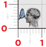 Butterfly Brain - Lapel Pin