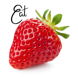 Eat Strawberry - Sticker