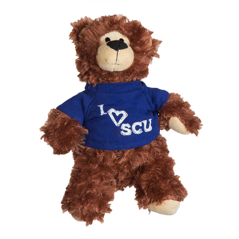 I Love SCU Stuffed Brown Bear Toy