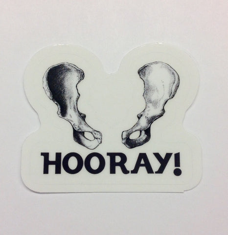 Hip Hip Hooray - Sticker