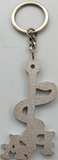 Key Chain - 3" Antique Silver PA