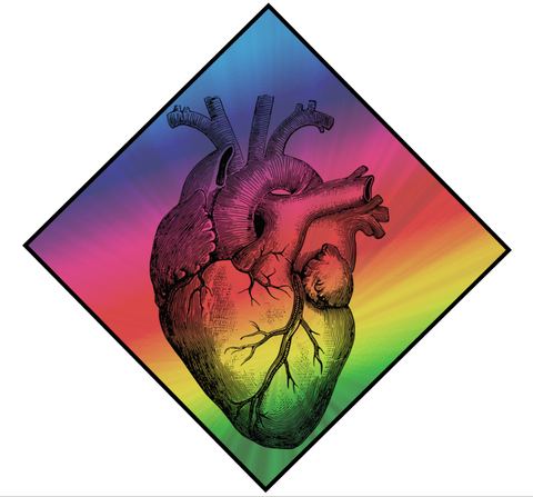 Rainbow Heart - Sticker